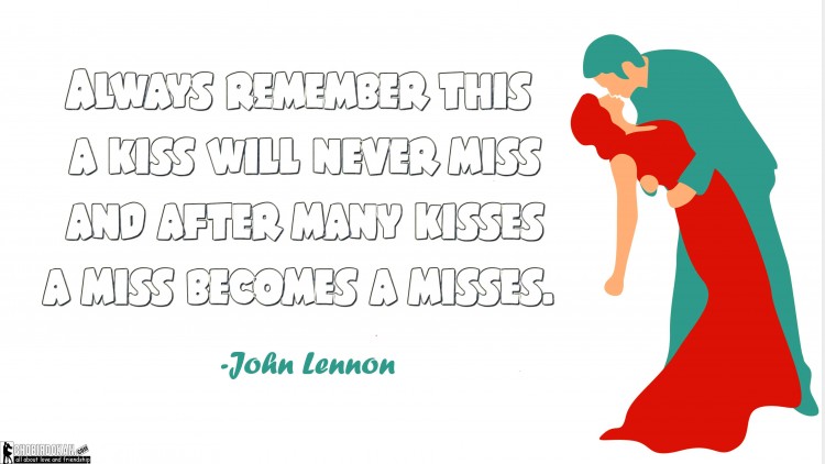 cute kissing images quotes