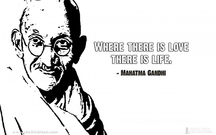 mahatma gandhi quotes love