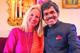 Pradyumna Kumar Mahanandia and Charlotte Von Schedvin