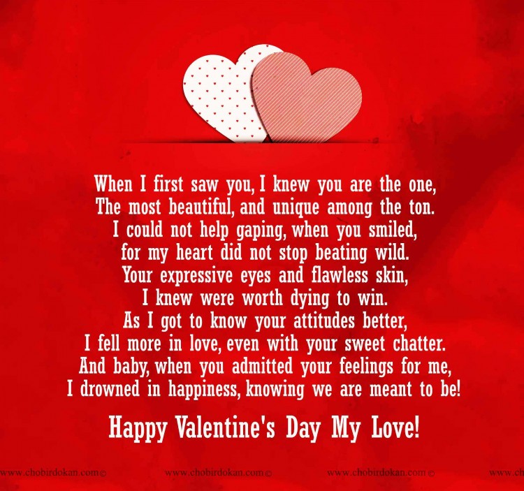 Happy Valentines Day Poems For Her