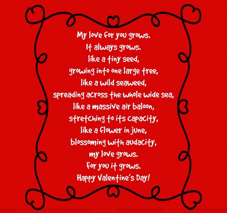 valentines day poems for your husband