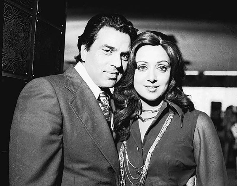 Dharmendra and Hema Malini