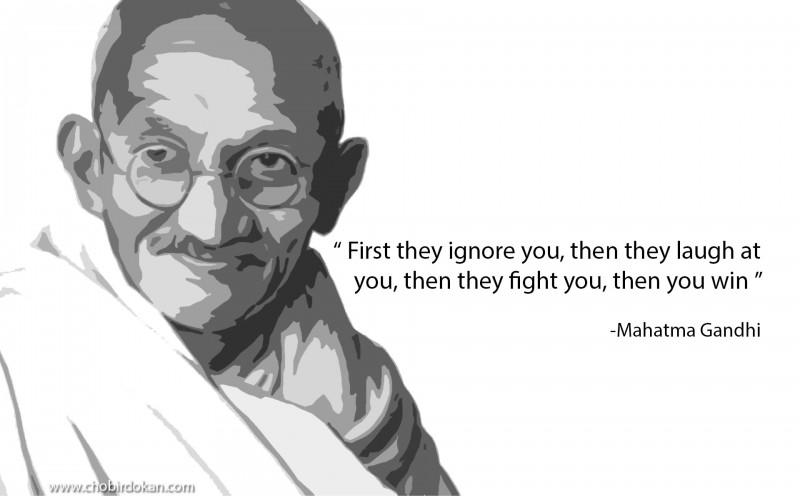 Mahatma Gandhi Short Quotes about Love