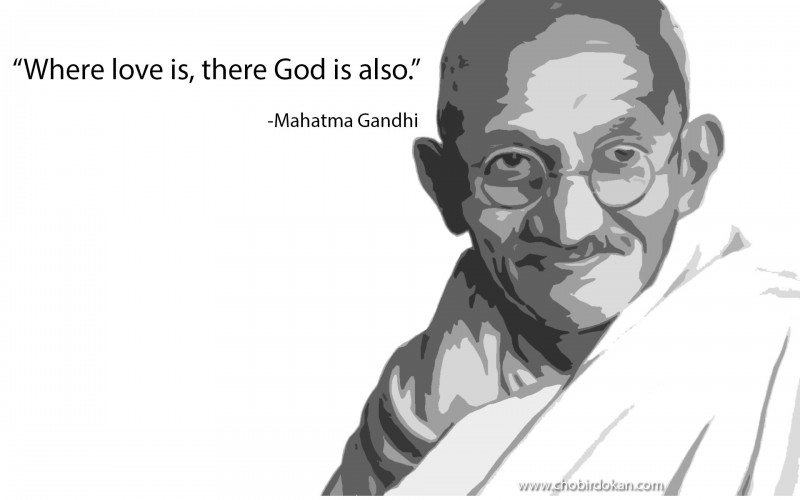 Mahatma Gandhi -the best love quote