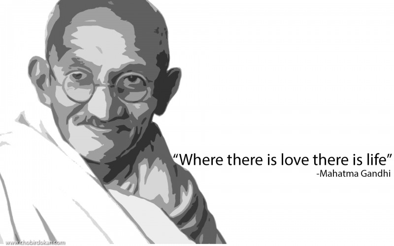 best Mahatma Gandhi Quotes on Love